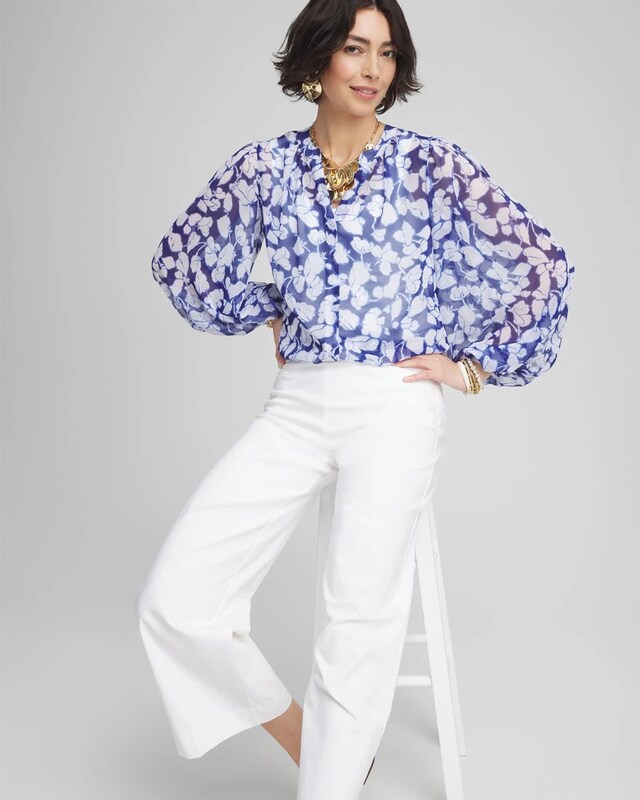 Georgette Floral Blouse - image 2